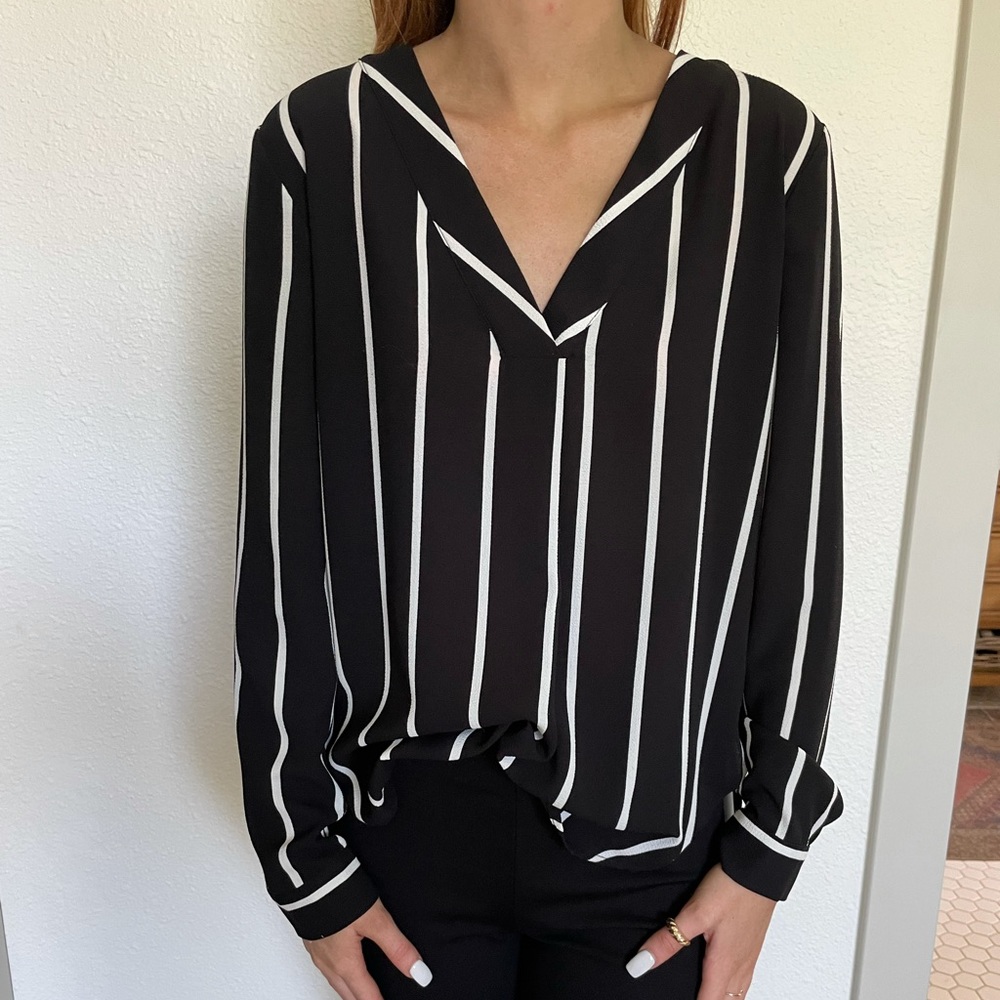 tunic v-neck blouse